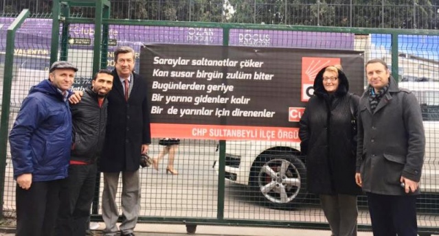 CHP Ataşehir İlçe Başkanlığı,  Cumhuriyet Gazetesi Destek Ziyareti