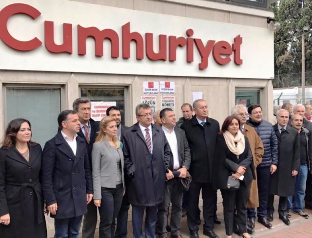 CHP Ataşehir İlçe Başkanlığı,  Cumhuriyet Gazetesi Destek Ziyareti