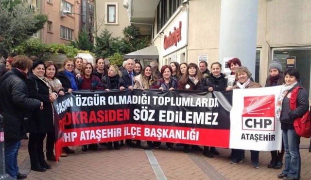 CHP Ataşehir İlçe Başkanlığı,  Cumhuriyet Gazetesi Destek Ziyareti