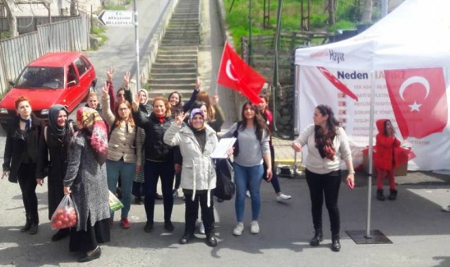 CHP Ataşehir İlcesi, Yenisahra Mahallesi Referandum Çalışması 2017