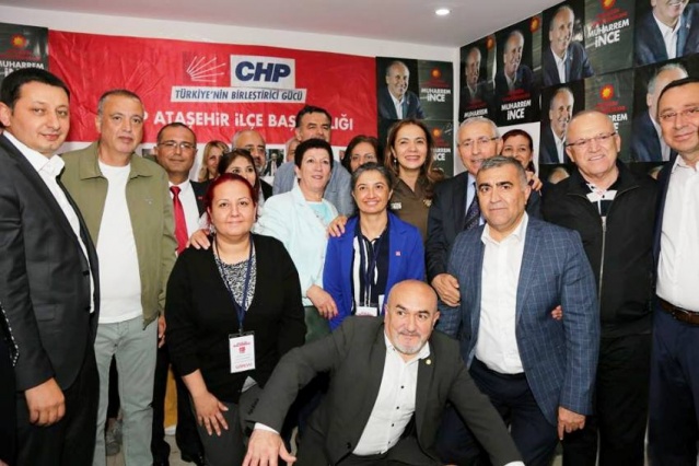 Ataşehir'de CHP İçerenköy Seçim Bürosu açıldı