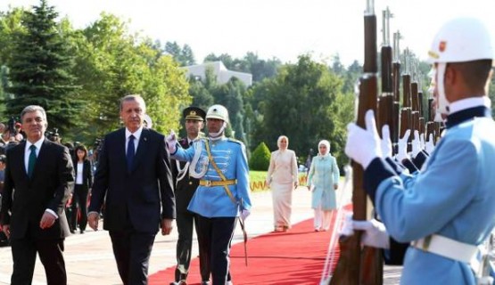 Cumhurbaşkanlığı Töreni, Abdullah Gül, Tayyip Erdoğan 2014