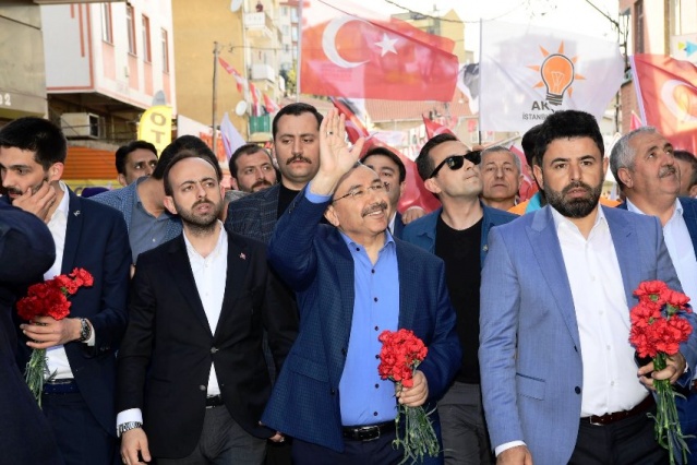 Ak Parti Ataşehir Belediye Başkan Adayı İsmail Erdem. Yenisahra Barbaros Sevgi Yürüyüşü 2019