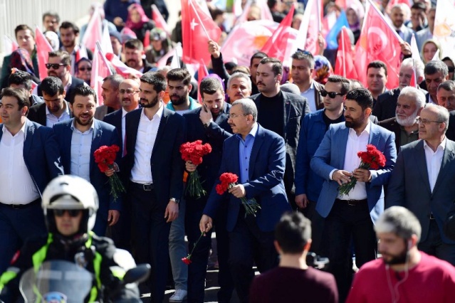 Ak Parti Ataşehir Belediye Başkan Adayı İsmail Erdem. Yenisahra Barbaros Sevgi Yürüyüşü 2019