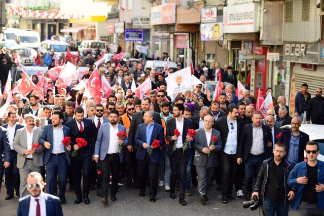 Ak Parti Ataşehir Belediye Başkan Adayı İsmail Erdem. Yenisahra Barbaros Sevgi Yürüyüşü 2019