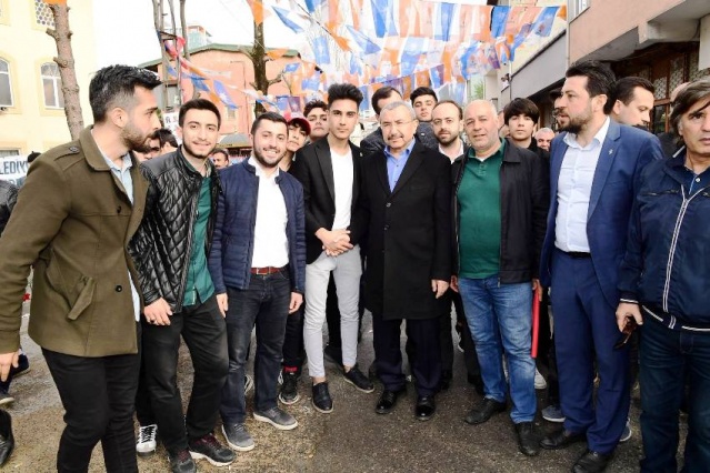 Ak Parti Ataşehir Belediye Başkan Adayı İsmail Erdem. Yenisahra Barbaros Sevgi Yürüyüşü 2019