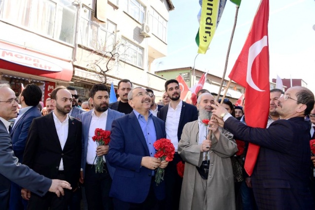 Ak Parti Ataşehir Belediye Başkan Adayı İsmail Erdem. Yenisahra Barbaros Sevgi Yürüyüşü 2019