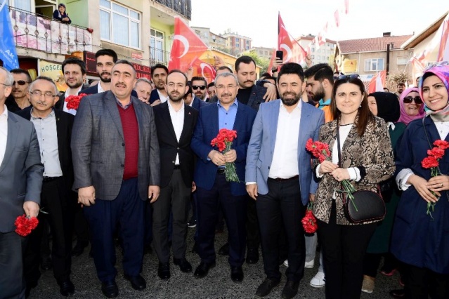 Ak Parti Ataşehir Belediye Başkan Adayı İsmail Erdem. Yenisahra Barbaros Sevgi Yürüyüşü 2019