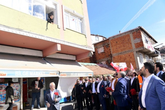 Ak Parti Ataşehir Belediye Başkan Adayı İsmail Erdem. Yenisahra Barbaros Sevgi Yürüyüşü 2019