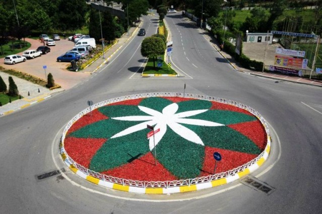 İstanbul Otoban yol ağaçlndırma Çalışmaları 2015