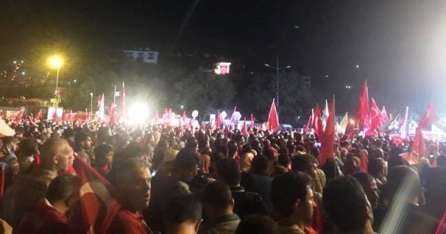 İstanbul Bogaziçi Köprüsü, Darbe girişimi Protesto Yürüyüşü 2016