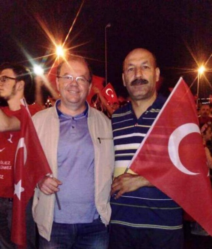 İstanbul Bogaziçi Köprüsü, Darbe girişimi Protesto Yürüyüşü 2016