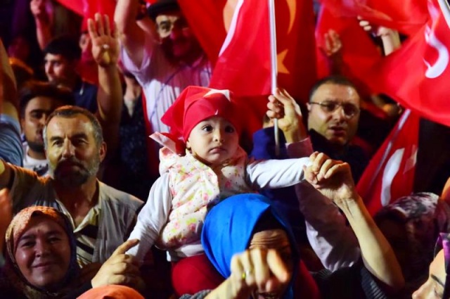 İstanbul Bogaziçi Köprüsü, Darbe girişimi Protesto Yürüyüşü 2016