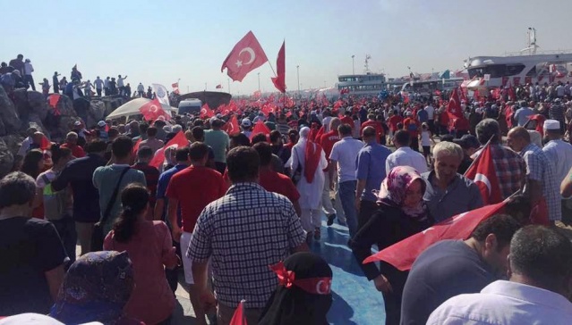 Yenikapı Demokrasi ve Şehitler Mitingi fotoları 2016