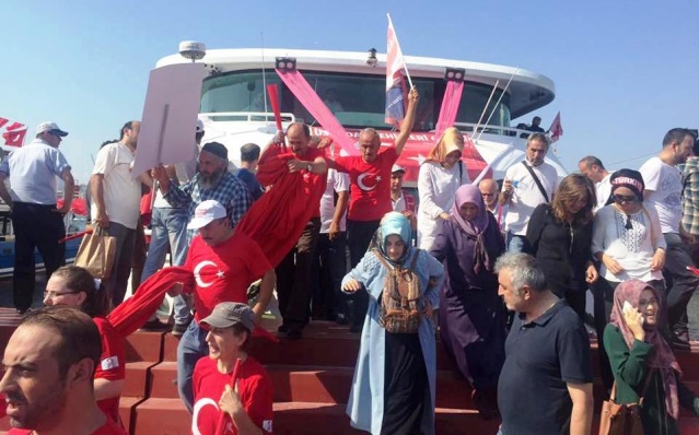 Yenikapı Demokrasi ve Şehitler Mitingi fotoları 2016