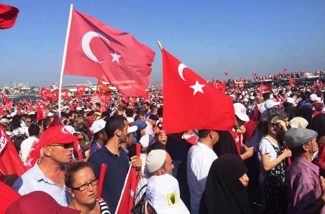 Yenikapı Demokrasi ve Şehitler Mitingi fotoları 2016