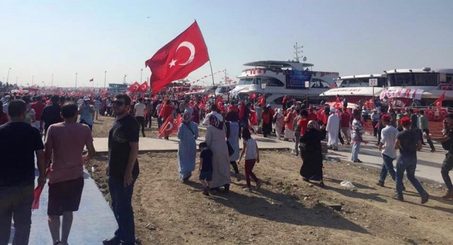 Yenikapı Demokrasi ve Şehitler Mitingi fotoları 2016