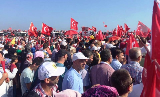 Yenikapı Demokrasi ve Şehitler Mitingi fotoları 2016