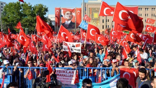 Yenikapı Demokrasi ve Şehitler Mitingi fotoları 2016