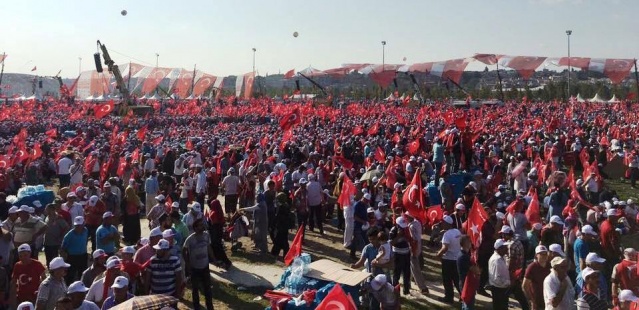 Yenikapı Demokrasi ve Şehitler Mitingi fotoları 2016