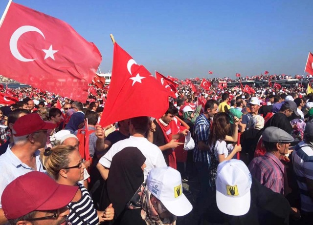 Yenikapı Demokrasi ve Şehitler Mitingi fotoları 2016