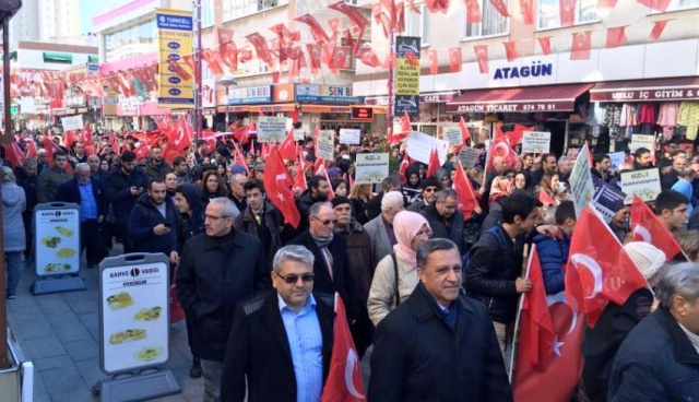 İsrail Amerika, Kudüs İşgali Ataşehir'de Protesto Edildi 2017