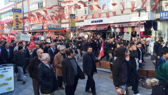 İsrail Amerika, Kudüs İşgali Ataşehir'de Protesto Edildi 2017