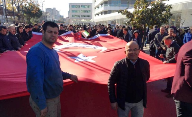 İsrail Amerika, Kudüs İşgali Ataşehir'de Protesto Edildi 2017