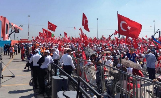 Yenikapı Demokrasi ve Şehitler Mitingi fotoları 2016