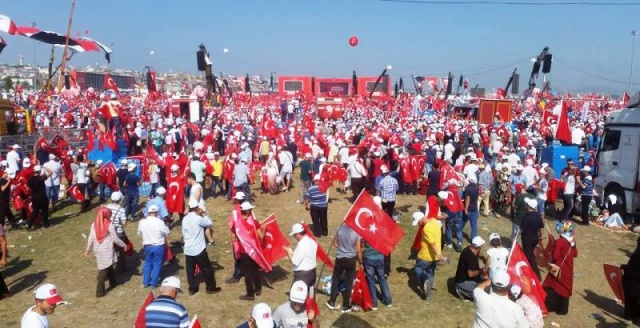 Yenikapı Demokrasi ve Şehitler Mitingi fotoları 2016