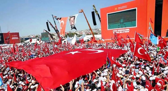 Yenikapı Demokrasi ve Şehitler Mitingi fotoları 2016