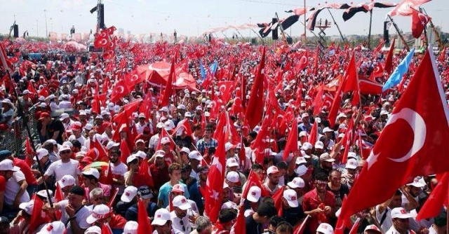 Yenikapı Demokrasi ve Şehitler Mitingi fotoları 2016