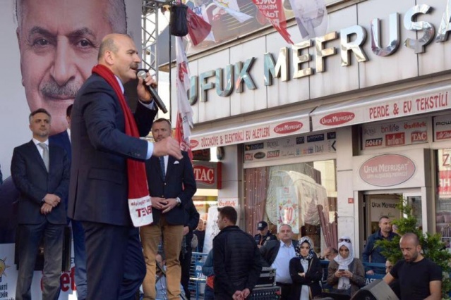 İçişleri Bakanı Süleyman Soylu Ataşehir Referandum Çalışması 2017