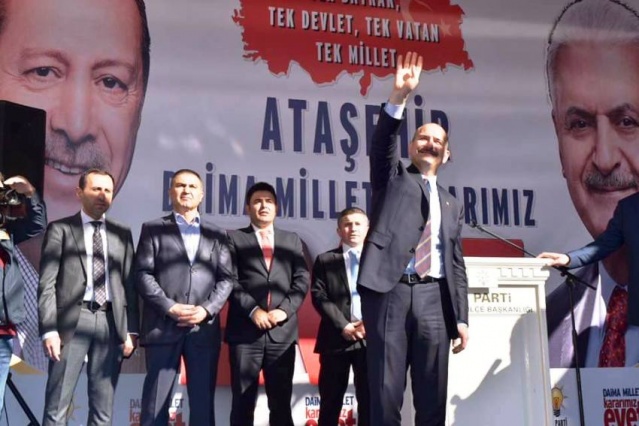 İçişleri Bakanı Süleyman Soylu Ataşehir Referandum Çalışması 2017