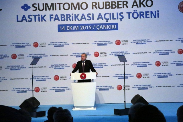 Çankırı Lastik Fabrikası Açılışı 2015