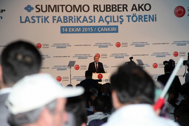 Çankırı Lastik Fabrikası Açılışı 2015