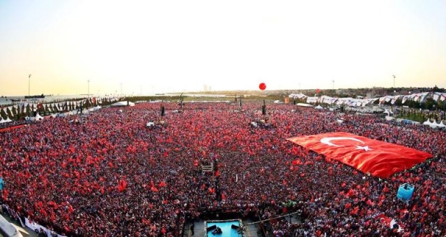 Yenikapı Demokrasi ve Şehitler Mitingi fotoları 2016