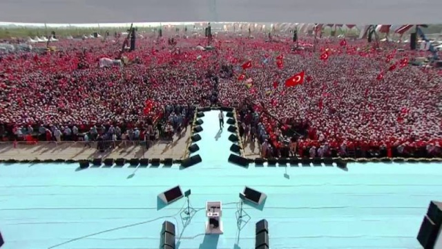 Yenikapı Demokrasi ve Şehitler Mitingi fotoları 2016