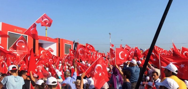 Yenikapı Demokrasi ve Şehitler Mitingi fotoları 2016