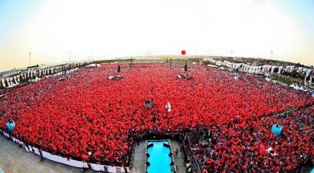 Yenikapı Demokrasi ve Şehitler Mitingi fotoları 2016