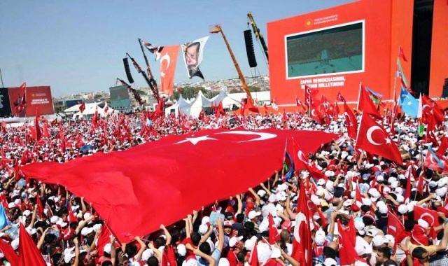 Yenikapı Demokrasi ve Şehitler Mitingi fotoları 2016