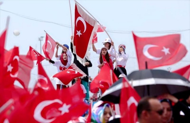 Yenikapı Demokrasi ve Şehitler Mitingi fotoları 2016