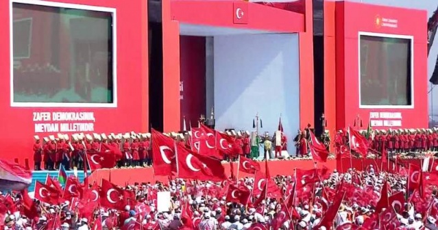 Yenikapı Demokrasi ve Şehitler Mitingi fotoları 2016