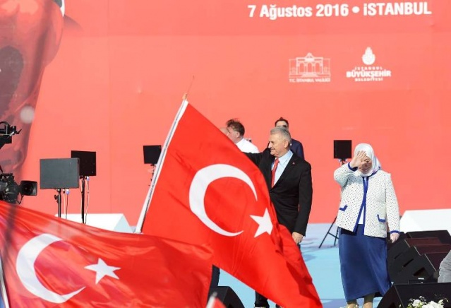 Yenikapı Demokrasi ve Şehitler Mitingi fotoları 2016