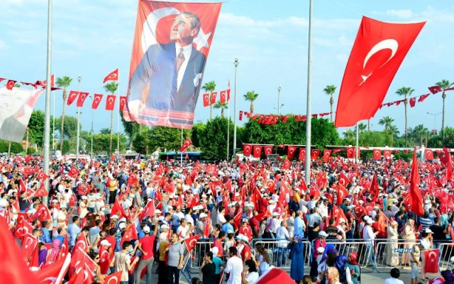 Yenikapı Demokrasi ve Şehitler Mitingi fotoları 2016