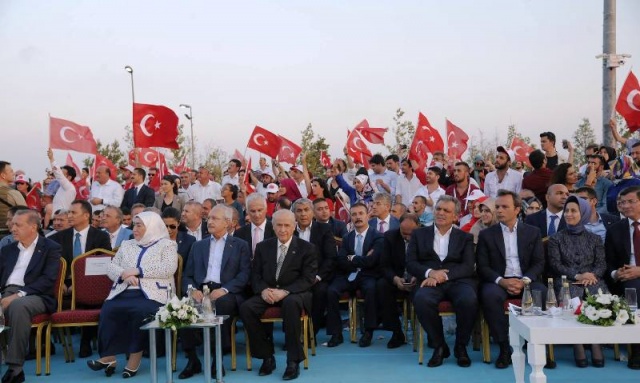 Yenikapı Demokrasi ve Şehitler Mitingi, MHP Fotoları 2016