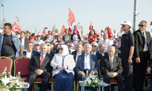 Yenikapı Demokrasi ve Şehitler Mitingi, MHP Fotoları 2016