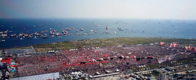 Yenikapı Demokrasi ve Şehitler Mitingi fotoları 2016