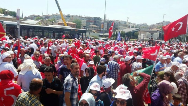 Yenikapı Demokrasi ve Şehitler Mitingi fotoları 2016