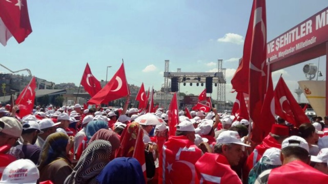 Yenikapı Demokrasi ve Şehitler Mitingi fotoları 2016